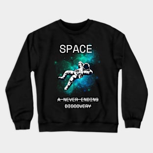 space geographical design Crewneck Sweatshirt